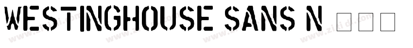 Westinghouse Sans N字体转换